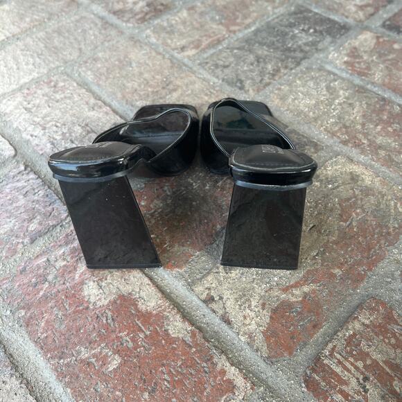 Cape Robbin Marty Patent Faux Leather Heels Size 6.5 - Picture 2 of 4